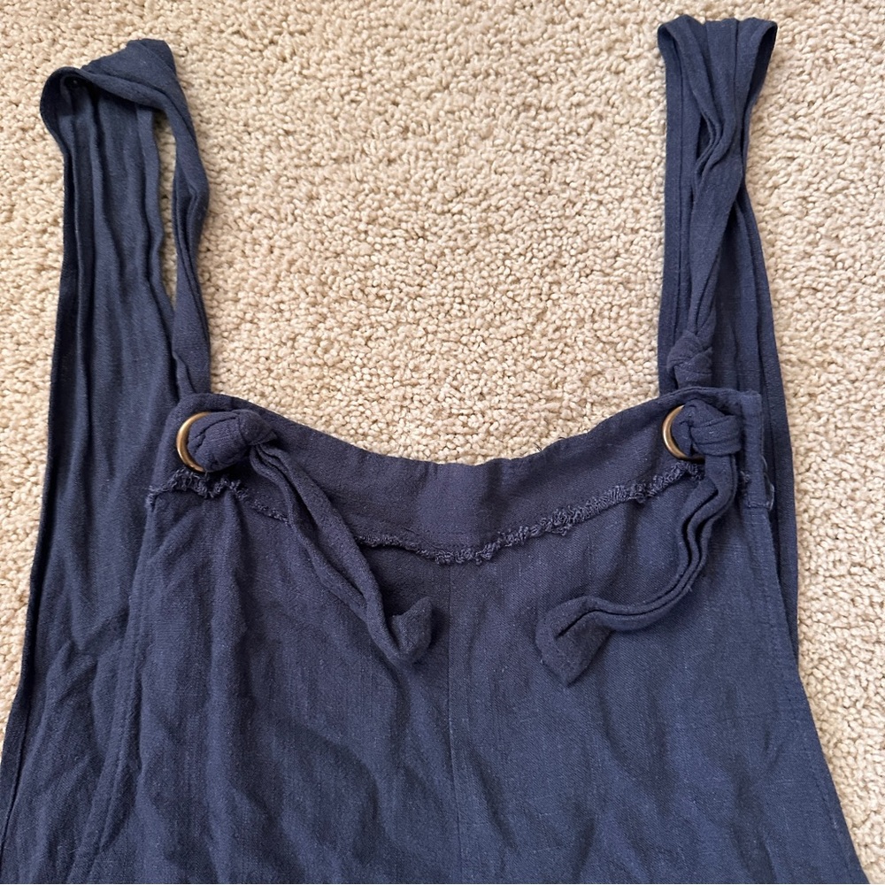 Natural Life Carly Overall Navy Blue Romper Size XL - Picture 3 of 5